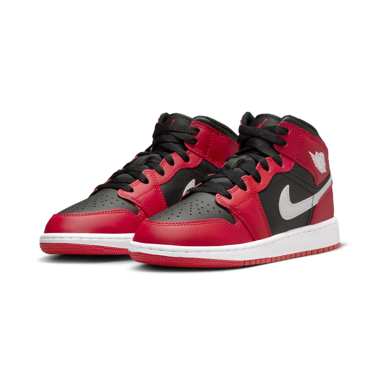 Air Jordan 1 MID (black/gym red/white)