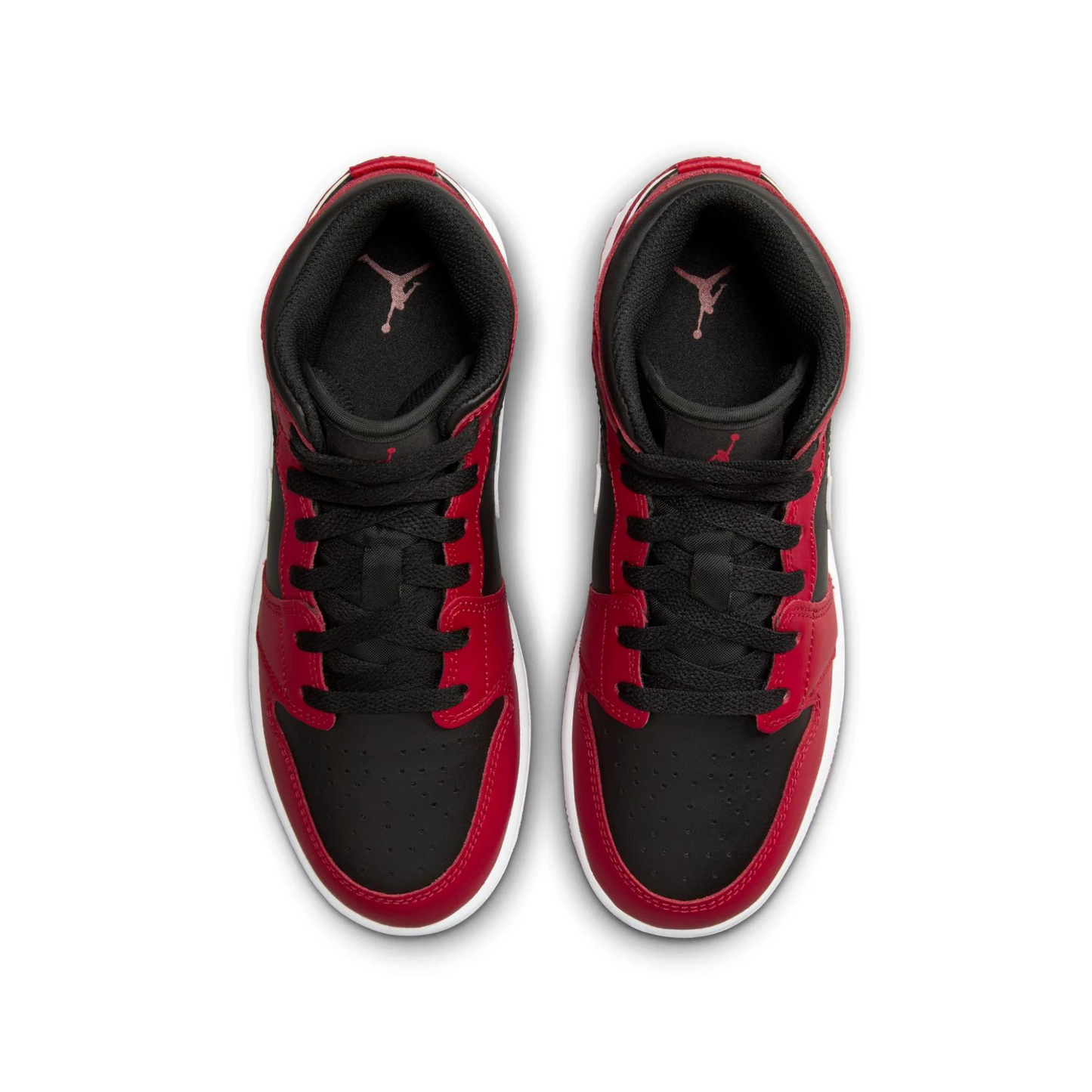 Air Jordan 1 MID (black/gym red/white)